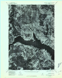Download a high-resolution, GPS-compatible USGS topo map for Seboomook Lake East, ME (1981 edition)