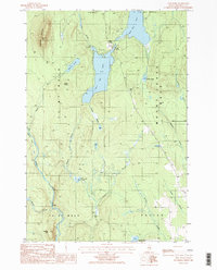 Download a high-resolution, GPS-compatible USGS topo map for Shin Pond, ME (1986 edition)