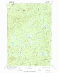 Download a high-resolution, GPS-compatible USGS topo map for Skinner, ME (1984 edition)