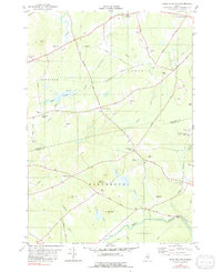 Download a high-resolution, GPS-compatible USGS topo map for Snow Mountain, ME (1991 edition)