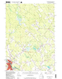 Download a high-resolution, GPS-compatible USGS topo map for Somersworth, ME (1999 edition)