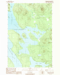 Download a high-resolution, GPS-compatible USGS topo map for Soper Mountain, ME (1989 edition)