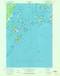 Download a high-resolution, GPS-compatible USGS topo map for South Harpswell, ME (1971 edition)