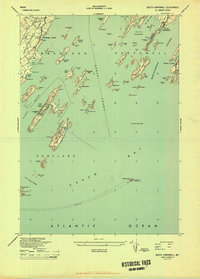 preview thumbnail of historical topo map of Cumberland County, ME in 1944