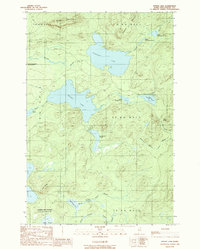 Download a high-resolution, GPS-compatible USGS topo map for Spider Lake, ME (1989 edition)