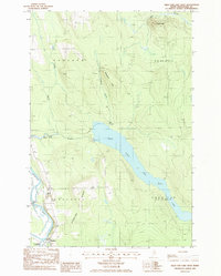 Download a high-resolution, GPS-compatible USGS topo map for Squa Pan Lake West, ME (1986 edition)