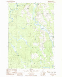 preview thumbnail of historical topo map of Aroostook County, ME in 1986