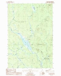Download a high-resolution, GPS-compatible USGS topo map for St Croix Lake, ME (1986 edition)