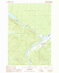 Download a high-resolution, GPS-compatible USGS topo map for St Francis, ME (1986 edition)