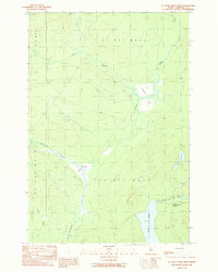 Download a high-resolution, GPS-compatible USGS topo map for St John Ponds Depot, ME (1989 edition)