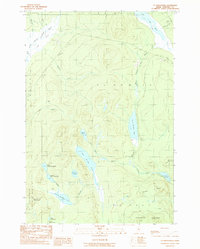 Download a high-resolution, GPS-compatible USGS topo map for St John Ponds, ME (1989 edition)