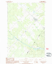 Download a high-resolution, GPS-compatible USGS topo map for St Pamphile, ME (1986 edition)