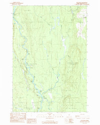 preview thumbnail of historical topo map of Penobscot County, ME in 1989