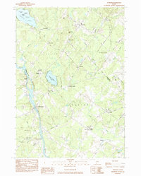 Download a high-resolution, GPS-compatible USGS topo map for Standish, ME (1984 edition)