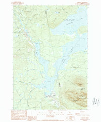Download a high-resolution, GPS-compatible USGS topo map for Stratton, ME (1989 edition)