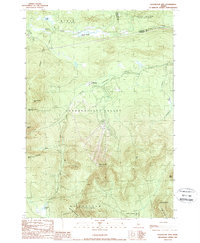 Download a high-resolution, GPS-compatible USGS topo map for Sugarloaf Mtn, ME (1989 edition)
