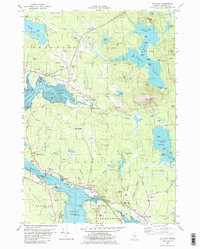 preview thumbnail of historical topo map of Hancock County, ME in 1982
