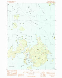 Download a high-resolution, GPS-compatible USGS topo map for Swans Island, ME (1983 edition)
