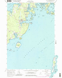 Download a high-resolution, GPS-compatible USGS topo map for Tenants Harbor, ME (1986 edition)