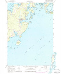 Download a high-resolution, GPS-compatible USGS topo map for Tenants Harbor, ME (1986 edition)