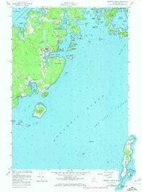 Download a high-resolution, GPS-compatible USGS topo map for Tenants Harbor, ME (1974 edition)