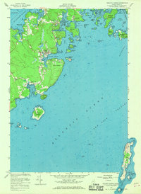 Download a high-resolution, GPS-compatible USGS topo map for Tenants Harbor, ME (1969 edition)