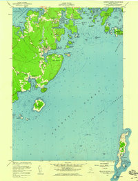 Download a high-resolution, GPS-compatible USGS topo map for Tenants Harbor, ME (1959 edition)