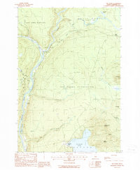 Download a high-resolution, GPS-compatible USGS topo map for The Forks, ME (1988 edition)