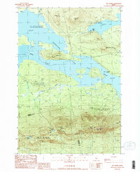 Download a high-resolution, GPS-compatible USGS topo map for The Horns, ME (1989 edition)