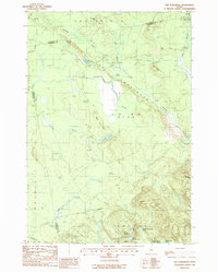 Download a high-resolution, GPS-compatible USGS topo map for The Horseback, ME (1988 edition)