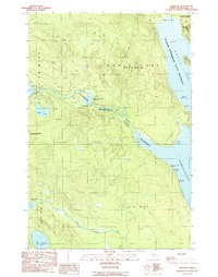 Download a high-resolution, GPS-compatible USGS topo map for Tramway, ME (1989 edition)