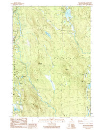 Download a high-resolution, GPS-compatible USGS topo map for Tug Mountain, ME (1990 edition)