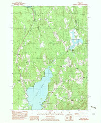 preview thumbnail of historical topo map of Waldo County, ME in 1982