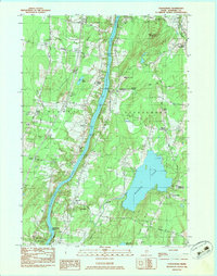 Download a high-resolution, GPS-compatible USGS topo map for Vassalboro, ME (1983 edition)
