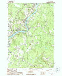 Download a high-resolution, GPS-compatible USGS topo map for Veazie, ME (1988 edition)