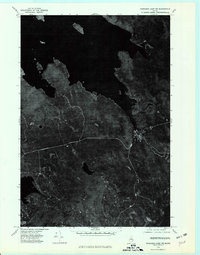 Download a high-resolution, GPS-compatible USGS topo map for Wabassus Lake NE, ME (1980 edition)