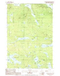 Download a high-resolution, GPS-compatible USGS topo map for Wadleigh Mountain, ME (1988 edition)