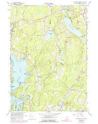 Download a high-resolution, GPS-compatible USGS topo map for Waldoboro East, ME (1991 edition)