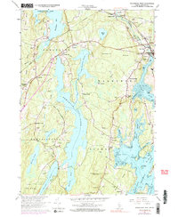 Download a high-resolution, GPS-compatible USGS topo map for Waldoboro West, ME (1991 edition)