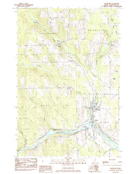 Download a high-resolution, GPS-compatible USGS topo map for Washburn, ME (1985 edition)