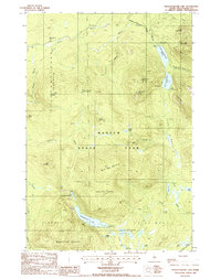 Download a high-resolution, GPS-compatible USGS topo map for Wassataquoik Lake, ME (1988 edition)