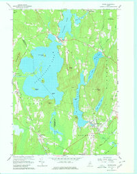 preview thumbnail of historical topo map of Kennebec County, ME in 1966