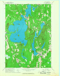 Download a high-resolution, GPS-compatible USGS topo map for Wayne, ME (1968 edition)