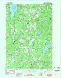 preview thumbnail of historical topo map of Kennebec County, ME in 1982