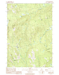 preview thumbnail of historical topo map of Piscataquis County, ME in 1989