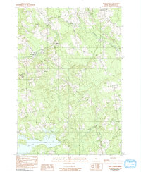 Download a high-resolution, GPS-compatible USGS topo map for West Corinth, ME (1991 edition)