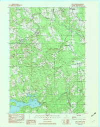 Download a high-resolution, GPS-compatible USGS topo map for West Corinth, ME (1983 edition)