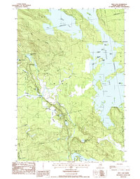 Download a high-resolution, GPS-compatible USGS topo map for West Lake, ME (1988 edition)