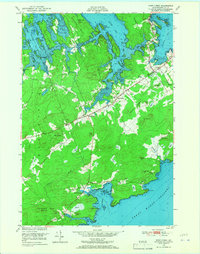 Download a high-resolution, GPS-compatible USGS topo map for West Lubec, ME (1967 edition)
