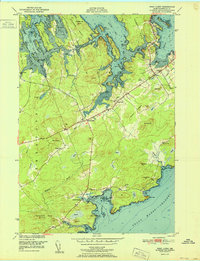 Download a high-resolution, GPS-compatible USGS topo map for West Lubec, ME (1951 edition)